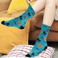 thumbnail image 6 of Coolnut Cute Cartoon Cats Socks Winter Warm Socks Fashion Print Socks Novelty Casual Socks for Men Women( 1 Pack), 6 of 6