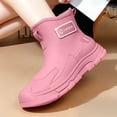 thumbnail image 5 of Women's Ankle Rain Boots Non Slip Short Boots For Daily Wear Outdoors, 5 of 8