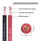 thumbnail image 2 of Cable de soldadura Shirbly Cable de batería calibre 2 de 10 pies rojo + 10 pies negro, 2 of 6