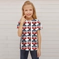 thumbnail image 3 of Ketyyh-chn99 Kids Tops for Girls Toddler Clothes Children's Tops Toddler Girls Short Sleeve T-Shirt Brown,5-6 Years, 3 of 4