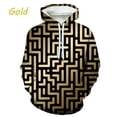 thumbnail image 3 of Sudadera con capucha con estampado de laberinto en 3D para hombres y mujeres, estilo informal, de talla grande, con personalidad, estilo moderno, para hombre, 3 of 5