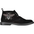 thumbnail image 2 of INC International Concepts Black Men's Darius Patch Chukkas Suede Shoes, 2 of 6