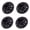 Black, variant on 4Pcs 5 Spokes Hub Cap Protector Rims 8inch Golf Cart Wheel Covers Hub Caps Replacement Hubcaps Easy Installation