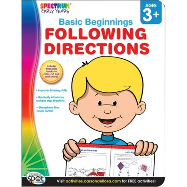 CarsonDellosa Publishing 1466526 Spectrum Basic Beginnings Following