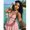 Dusty Pink, variant on Dusty Pink Womens Halter Neck Cutout Mini Dress Summer Vacation Beach
