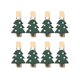 thumbnail image 2 of 25pcs 3.5cm clips de madera Photo Navidad Forma Mini ecológico Foto abrazadera para el hogar (verde del ejército), 2 of 8