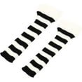 thumbnail image 4 of Dalrosia Leg Warmers for Women Girl Y2K Ribbed Striped Leg Warmer Trim Knitted Christmas Socks Fall Winter Streetwear, 4 of 4