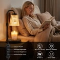 thumbnail image 2 of GUPUP Electric Candle Warmer Lamp with Timer, Adjustable Height Dimmable Candle Warmer Light with 2*50W Bulbs for Home Decor, 2 of 8
