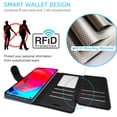 thumbnail image 3 of CoverON For Motorola Moto G Stylus 5G Wallet Case with Screen Protector Tempered Glass, RFID Blocking Leather 6x Card Slot Folio Phone Pouch, Camo, 3 of 8