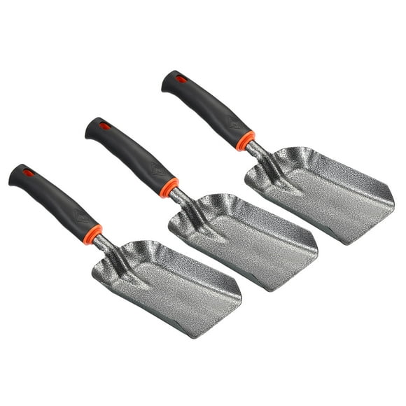 Uxcell Garden Trowel Gardening Hand Shovel Garden Square Head Shovel Flower Beds Transplant Tools 3 Pack