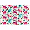 thumbnail image 1 of Metal Light Switch Plate Cover Macaroon Fruit Leaves French Desserts CAK016, 1 of 13