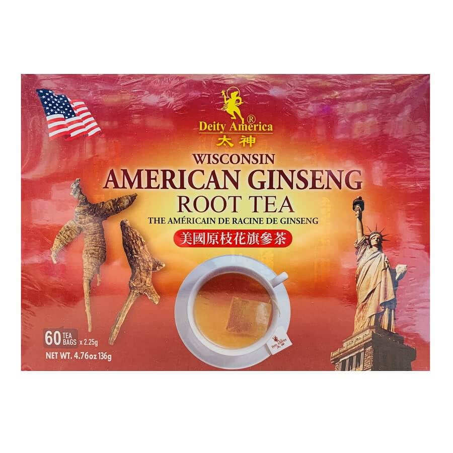 Wisconsin American Ginseng Root Tea (60 Tea Bags)
