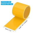 thumbnail image 2 of Uxcell Ruban Gaffer 3 Pouces x 11 Verges Imperméable Sans Résidu Jaune, 2 of 6