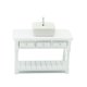 thumbnail image 2 of Vogacara Mini-lavabo para casa con cajón, báscula educativa, juego de baño blanco con paisaje, accesorios realistas en miniatura, fregadero de cocina Muebles de casa de muñecas Vogacara FN010755-01B, 2 of 6