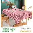 thumbnail image 3 of Mantel Urban Villa 100% algodón rojo blanco 152 x 213 cm, 3 of 7