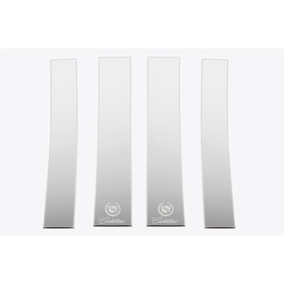 Putco 402611 Classic Decorative Stainless Steel Door Pillar Post Trim Set Fits select: 2007-2014 CADILLAC ESCALADE