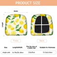 thumbnail image 3 of Lemon Seat Covers for Dining Room Chairs Set Of 6,Stretch Printed Washable Chair Seat Cover with Elastic Ties and Button,Removable Waterproof Couch Cushion Covers, 3 of 6