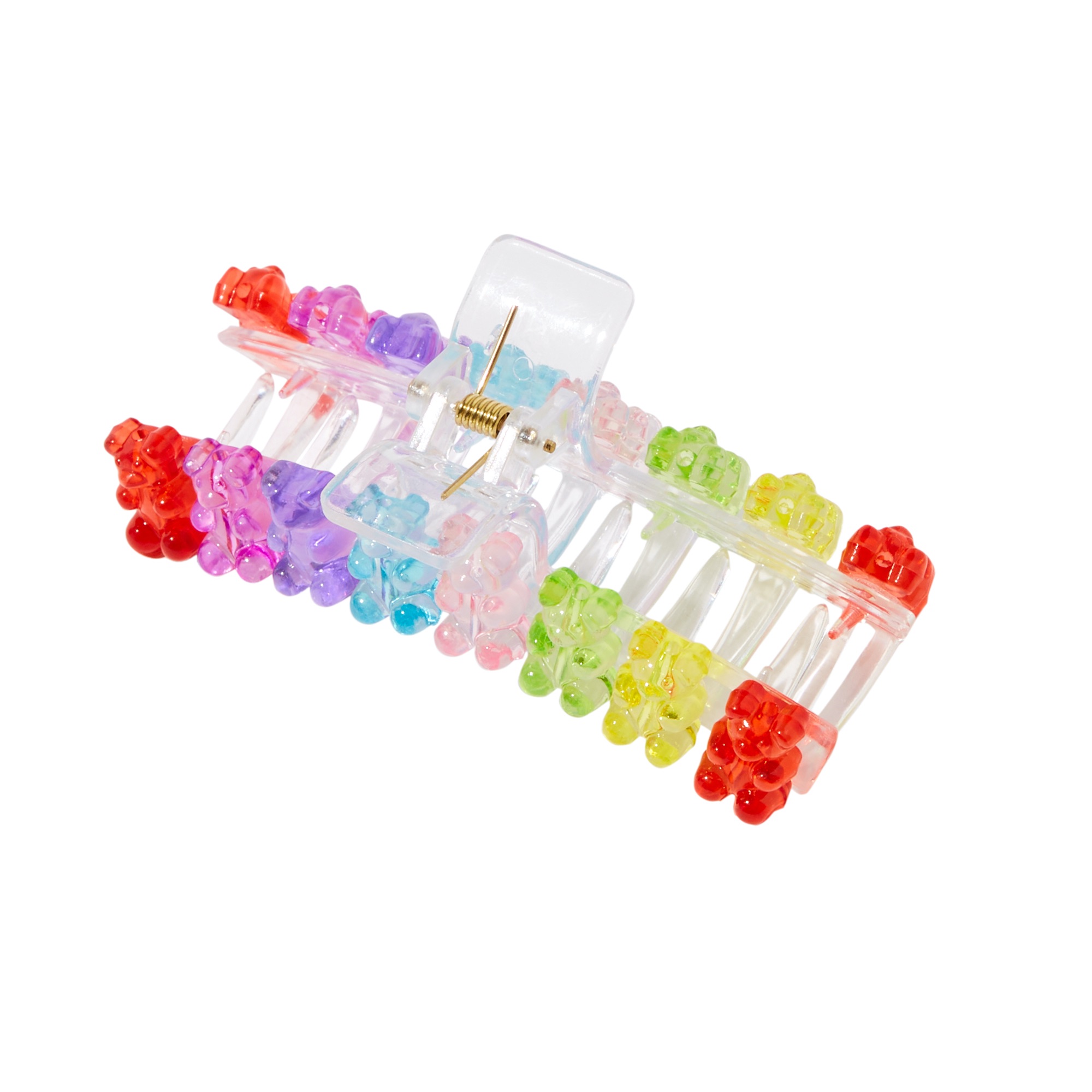 Claire's - Brandclub - Girls Teen Rainbow Color Hair Claw with