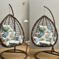 thumbnail image 3 of SHANNA Hanging Chair Cushion, Cushions for Hanging Egg Chair,Washable Swing Chair Cushion, Thicken Patio Hanging Egg Chair Pad, Garden Hanging Basket Chair Seat,Hawail Style, 3 of 9