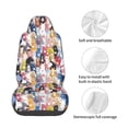 thumbnail image 4 of Wukai Colourful Horses Full Set Car Seat Covers with Soft Padding Universal Auto Front Seats Protector and Cushion Mat, 4 of 5