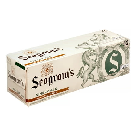 Seagram's Ginger Ale Made with Real Ginger, 12 Fl. Oz., 12 (Best Ginger Ale With Real Ginger)
