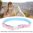 thumbnail image 4 of Durable Dog Collar, Easy To Wear Soft Dog Collar Polyester With Buckle For Outdoors For Camping  Blue Match Color,Blue  Match Color,Orange Match Color, 4 of 8