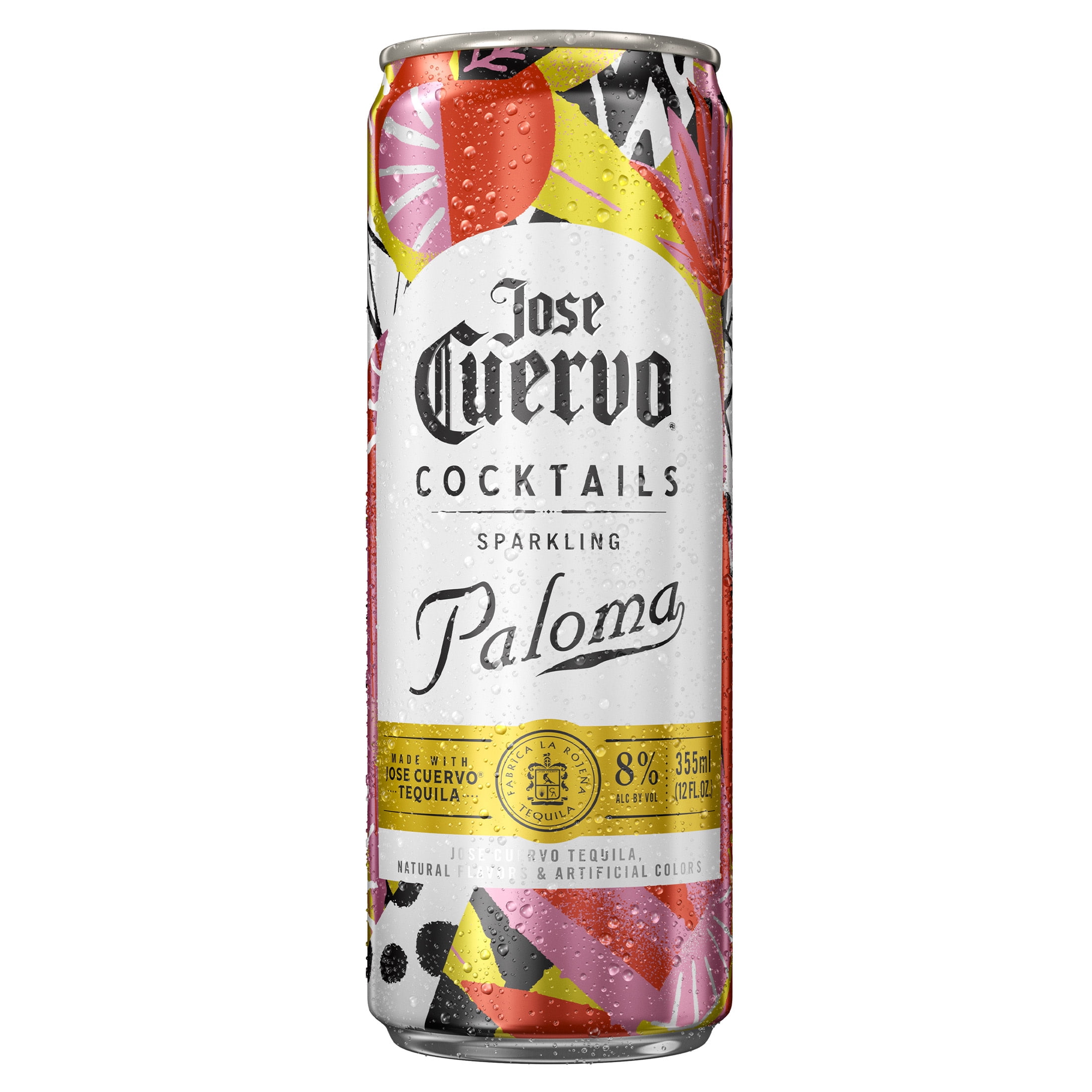 Jose Cuervo Sparkling Paloma Cocktail, 4 pack, 355 ml Cans, 8% ABV