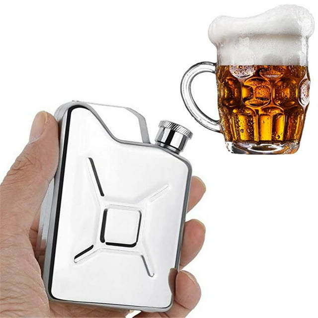 Flacon à la Mode pour Alcool, 5oz Acier Inoxydable Petit Portable