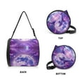 thumbnail image 3 of ZIATUBLE Ocean Moon Hanging Paper Dispenser Dolphins Paper Dust Cover Case with Smooth Zipper Camping Roll Paper Storage Bag Washable Paper Pouches for Organization Paper Holder, 3 of 7