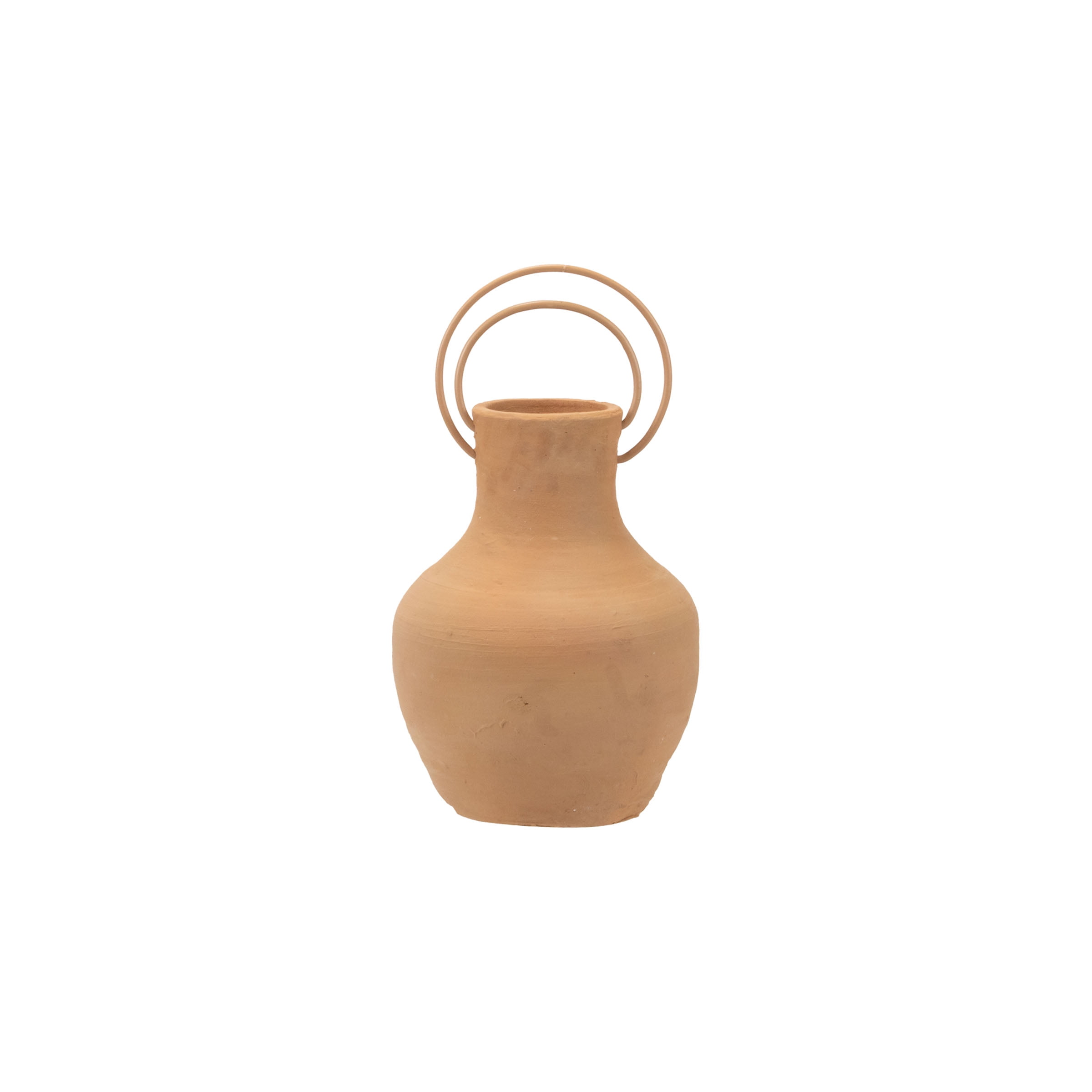 Foreside Home & Garden Large Natural Terracotta Decorative Vase with