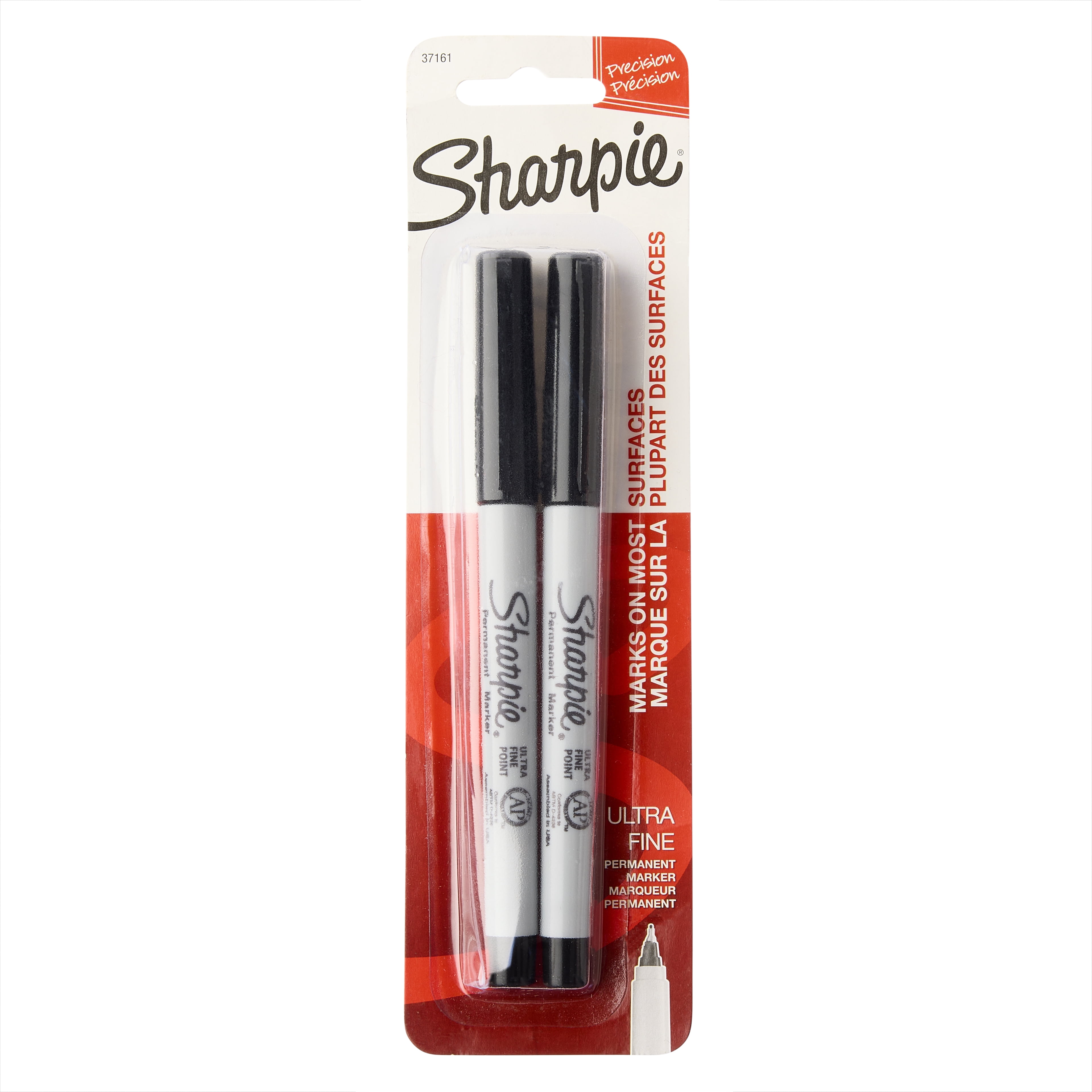 Sharpie Ultra Fine Point Black Permanent Markers, 12 Packs: 2 ct. (24 total)