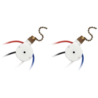luz8848 2PCS Ceiling Fan Lights Switch ZingEar ZE208S E89885 3 Speed 4
