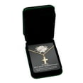 thumbnail image 2 of Gone Yet Not Forgotten Cremation Necklace - Gold Cross Memorial Urn Ashes Holder Necklace - Stainless Steel Keepsake - Stainless Steel Necklace - Funnel Kit - Ships Next Day!, 2 of 3