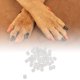 thumbnail image 2 of Ofertas Únicas 50 Pcs Tapas de Uñas para Mascotas Duraderas y Antirayaduras para Perros XXL Blancas, 2 of 5