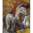 thumbnail image 2 of Degas, Edgar 20x23 White Modern Wood Framed Museum Art Print Titled - Woman Drying Herself, 2 of 4