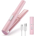 thumbnail image 1 of Mini Lisseur de Cheveux Sans Fil rechargeable portable USB Rouleau Lisseur de Cheveux Double Usage Sans Fil, 1 of 6