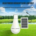 thumbnail image 5 of 2pcs USB Rechargeable LED Light Bulbs with Solar Panel & USB Charging - Portable Hanging Camping & Hiking Light with 4 Light Modes (Daylight, Nightlight, Flashlight, 5 of 7