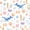 White Orange, variant on Manfei Cartoon Ocean Blackout Curtains, Kawaii Whale Shark Window Curtains Pack of 2 (38x45 Each), Bright Blue