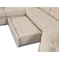 thumbnail image 5 of 149" Oversized Sectional Sofa, Modern Large Upholstered U-Shape Sectional Sofa with Storage Bench, Extra Wide Chaise Lounge Couch for Home Bedroom, Apartment, Dorm, Office, Beige, 5 of 9