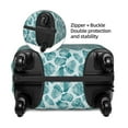 thumbnail image 2 of Haiem Teal turquoise shell Pattern Luggage Cover Printed Suitcase Covers for Luggage Elastic Washable Suitcase Protector Fits 18-32 Inch Luggage-Small, 2 of 7