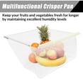 thumbnail image 5 of Kojem WP 2188664, Frigidaire Crisper Pan Drawer Bin, Replacement Fit for Whirlpool, Kenmore, Maytag, Refrigerator, Clear Crisper Pan Bottom Drawer, 5 of 13
