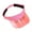 Pink, variant on TOOYOU Sun Visors Hats Adjustable Beach Golf Cap Clear Visor Hats For Women Men Uv Protection Translucent Hat For Outdoor Black