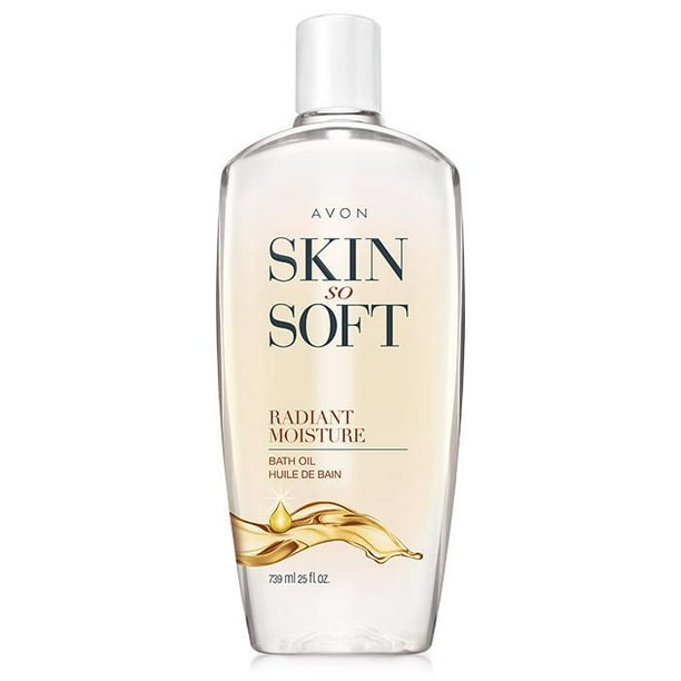 Avon Skin So Soft Radiant Moisture Bath Oil 25 Oz