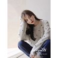 thumbnail image 4 of Otoño e invierno 2022 Nuevo jersey casual de cachemira navideño para mujer Suéter de cachemira bordado a mano suave y suelto con cuello redondo Coreano, 4 of 4