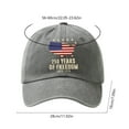 thumbnail image 3 of Uuiauoio 250 Anniversary USA Hat for Man United States America 250th Anniversary Hat 1776-2026 Year Patriot Baseball Caps, 3 of 6