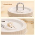 thumbnail image 4 of Office Portable Microwave Oven Thermal Insulation Lunch Box Office Portable Microwave Traveling Detachable Food Storage Case Washable Container White Small, 4 of 9