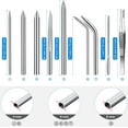 thumbnail image 2 of 12-Piece Umbrella Rope Knitting Marlin Nail Set Outdoor Umbrella Rope Knitting Set Marlin Nail Stainless Steel DIY Knitting Needle, 2 of 5
