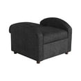 thumbnail image 5 of Serta Thornton Modern Convertible Chair with Twin Size Sleeper, Black Chenille Fabric, 5 of 16
