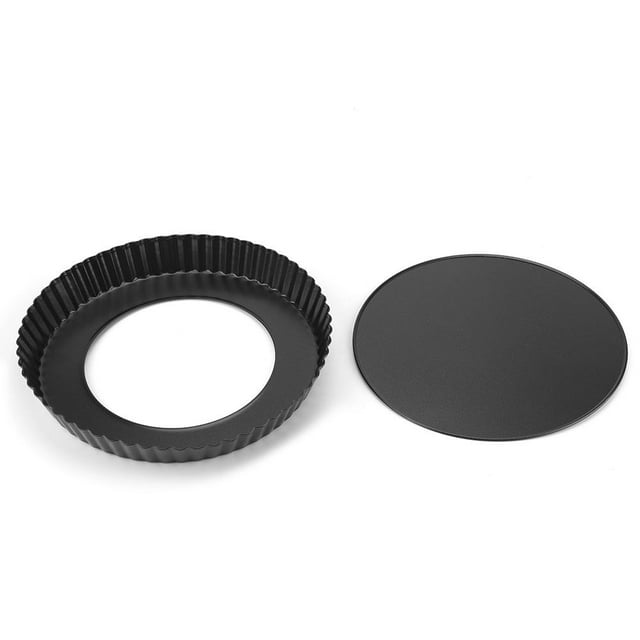 Mgaxyff Removable Tart Pan,9 Inch Nonstick Pizza Bakeware Removable Loose Bottom Tart Pie Pan