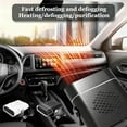 thumbnail image 3 of 2-in-1 Portable Car Heater with 360° Rotation, 12V/24V Vehicle Defroster & Fan, Winter Car Heater for Truck Cab Camping Travel, 3 of 8